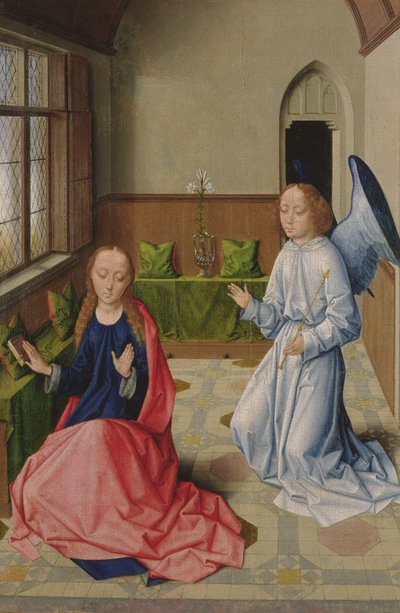 Die Verkündigung, ca. 1480 von Dirck Bouts